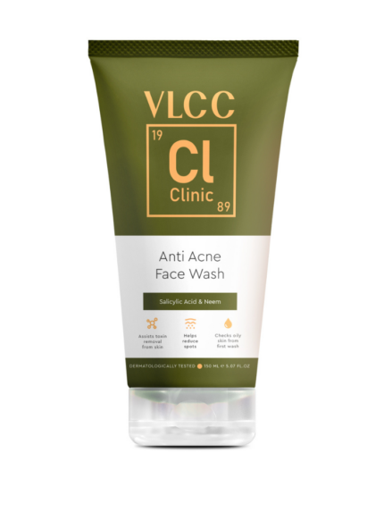 Anti Acne Face Wash – 150 ml – With Salicylic Acid & Neem